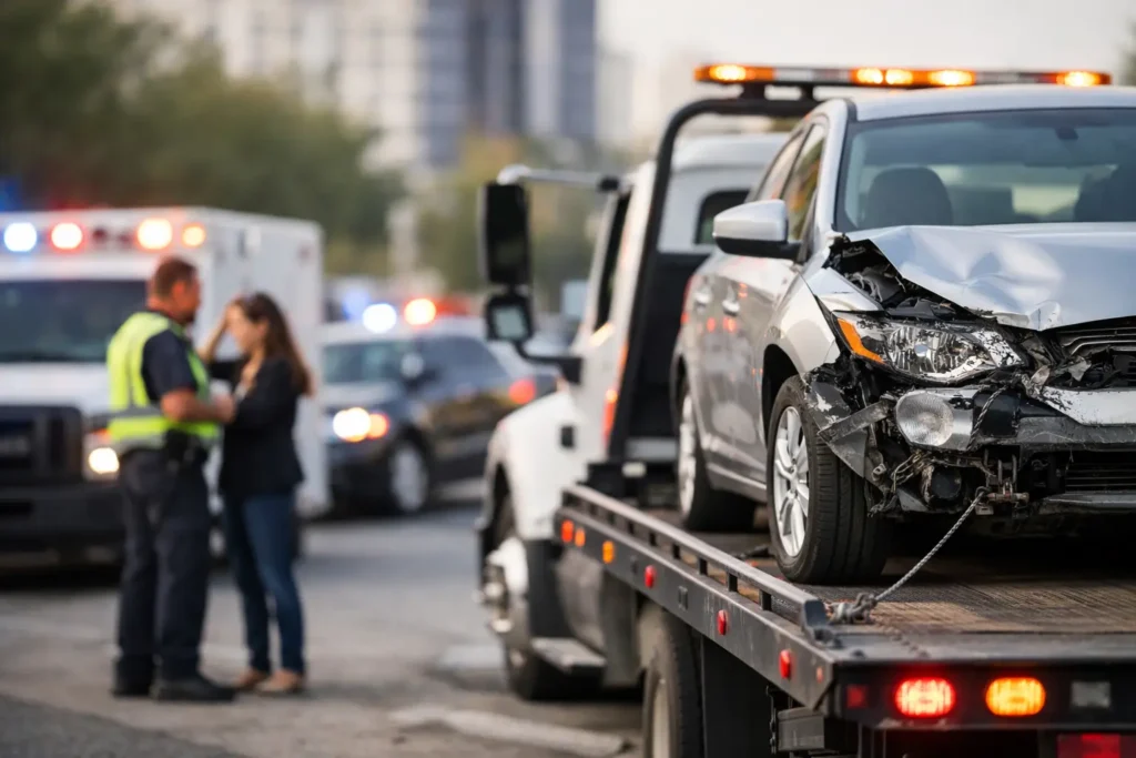 24 Hour Towing After Accident: What to Do
