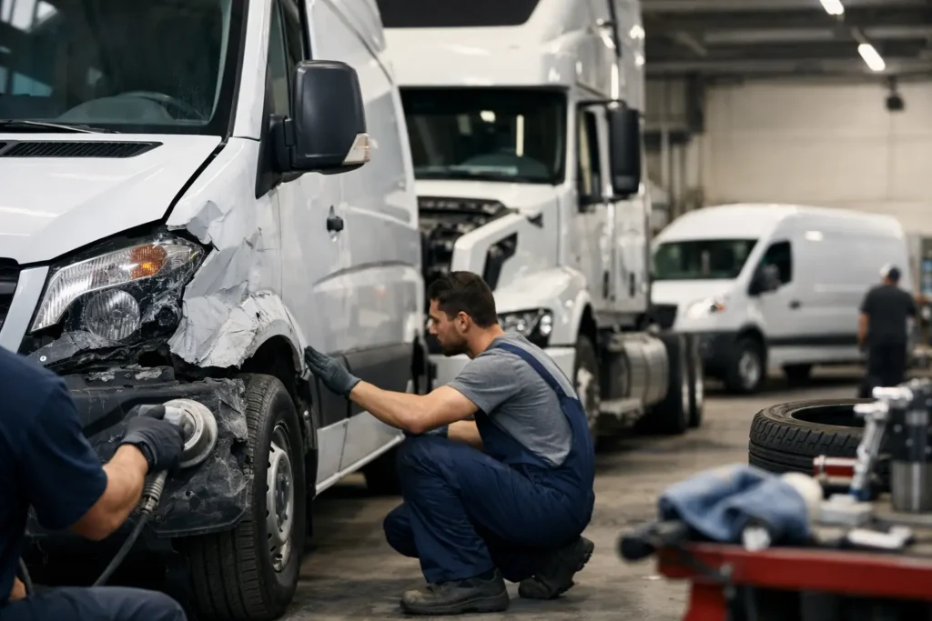 Fleet Collision Repair Services That Keep You Moving