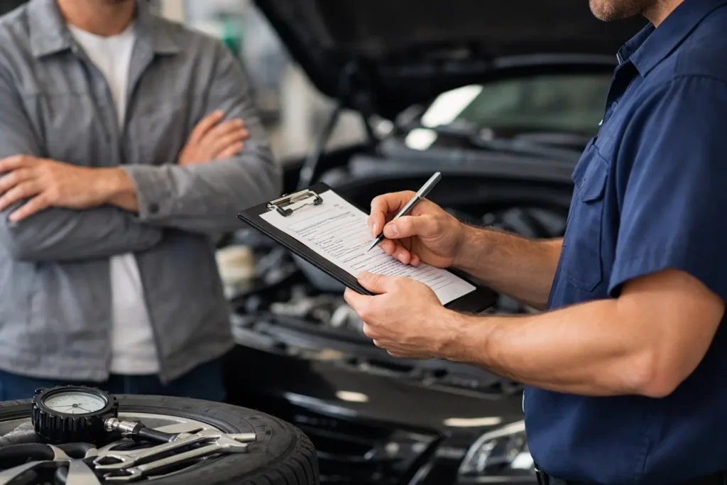 Post Repair Inspection Checklist for Drivers