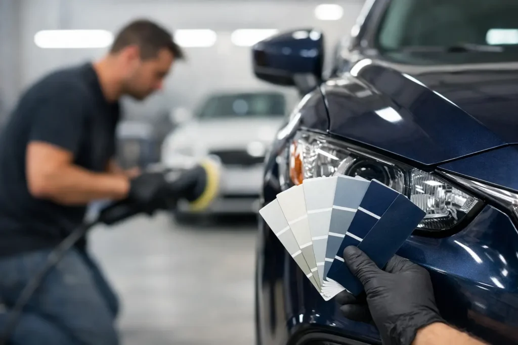 A Guide to Vehicle Paint Matching After Repair