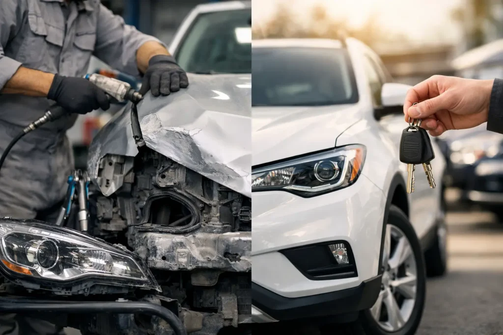 Collision Repair Versus Replacement Cost