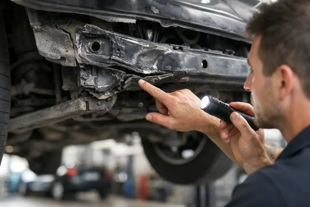 How to Spot Frame Damage on Your Car