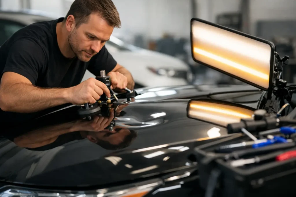How to Repair Dented Hood Damage the Right Way