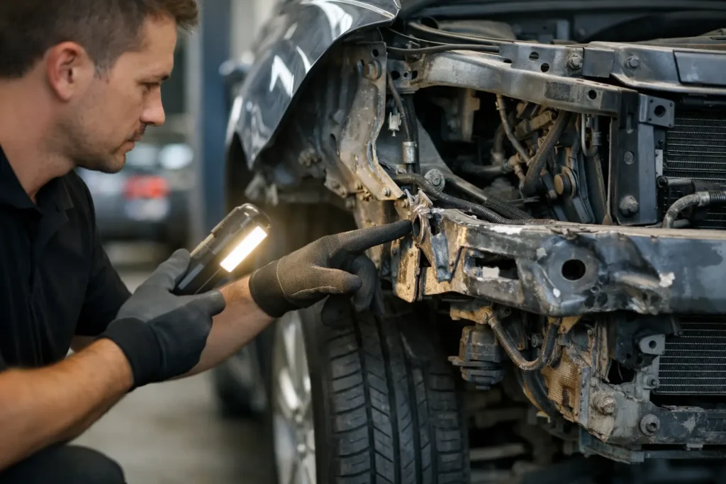How to Spot Frame Misalignment After a Crash